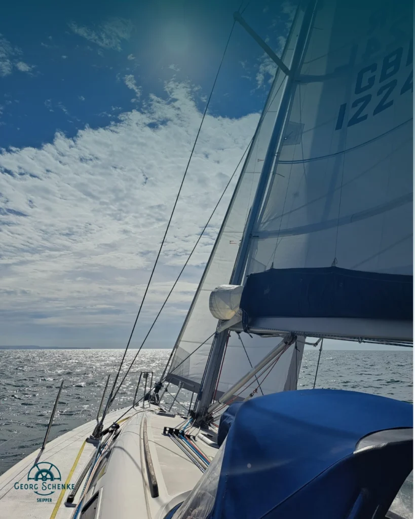 Moondancer beim segeln