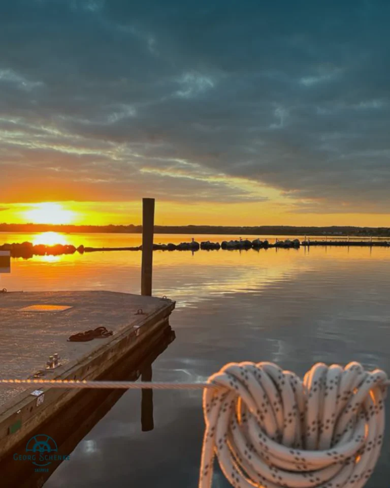 Ein Sonnenuntergang in der Flensburger Förde